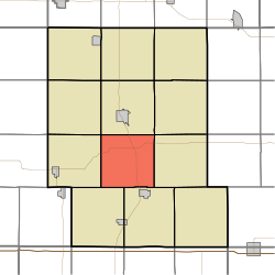 Mapa zvýrazňující Hamlin Township, Audubon County, Iowa.svg