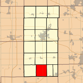 Locatie van Victor Township