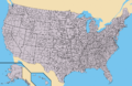 Map of USA with county outlines.png
