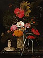 Flores en un vaso decorativo, 1670 - 1675, Mauritshuis, La Haya.