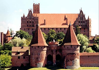 The political center of Prussia until 1466 was the Ordensburg Marienburg in what is now Malbork, Poland