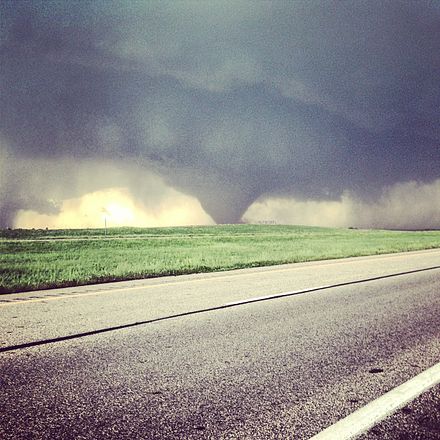Tornado in Bennington, Kansas in 2013