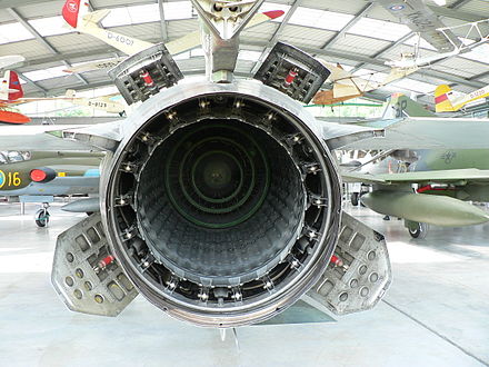 MiG-23 afterburner