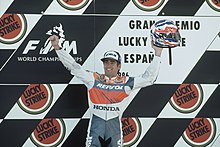 Mick Doohan (pictured at Jerez) became the 1996 500cc world champion Mick Doohan 1996 Jerez.jpeg