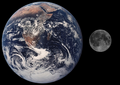Jorda og månen