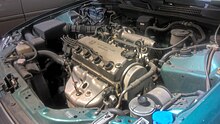 Motor D15Z3 montáu nun Honda Civic MA9 del añu 1995.