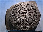 Камень, изображающий ацтекский календарь, 15 век