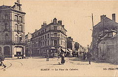 ELBEUF - La Place du Calvaire