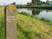 Markeringspaal aan de Rekerdijk