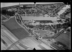 Luchtfoto van Medemblik (periode 1920-1940)