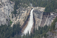 Nevada Fall as seen from Glacier Point