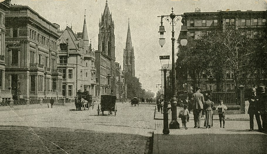 Street view looking north from 51st St. c. 1895