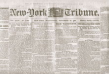 An early issue of the New York Tribune Nytrib1864.jpg