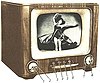 Un apparecchio televisivo fine anni cinquanta modello OT-1471 "Belweder", a 14 pollici