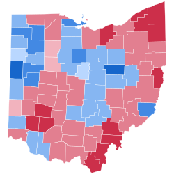 Wyniki wyborów prezydenckich w Ohio 1896.svg