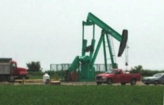 An oil well near Sarnia