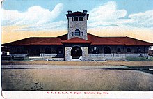 The second Santa Fe Depot in Oklahoma City, built 1901. Okc second santa fe depot.jpg