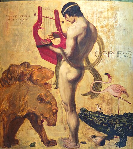 Orpheus strums for the beasts at Villa Stuck