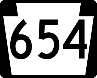 <span class="mw-page-title-main">Pennsylvania Route 654</span> State highway in Lycoming County, Pennsylvania, US