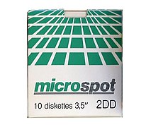 Package of ten 3.5-inch floppy disks (2DD) from Microspot.jpg