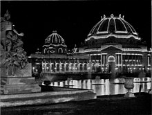 Pan-American Exposition:Ethnology Building bei Nacht