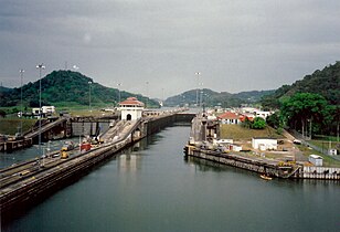Canal de Panamá en 1994.
