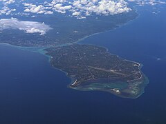 Panglao Island from air