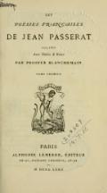 Page:Passerat - Poésies françaises, édition Blanchemain, 1880, vol 1.djvu/9