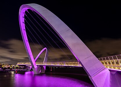 Perth (AU), Elizabeth Quay Bridge (2019)