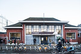 Bâtiment actuel de la Gare d'Etterbeek.