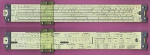 The Pickett N515-T CIE Electronic Slide Rule. Image courtesy of Mike Konshak, Curator, International Slide Rule Museum.