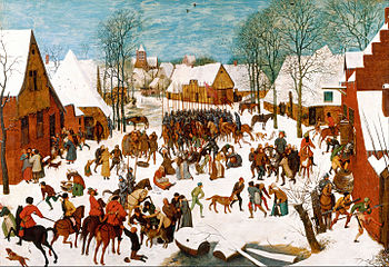 Le Massacre des Innocents de Pieter Brueghel l'Ancien (v. 1565-1567), château de Windsor.