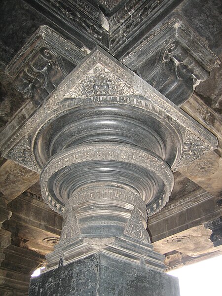 File:Pillar-Thousand pillar temple.jpg