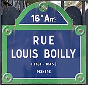 Plaque Rue Louis Boilly - Paris XVI (FR75) - 2021-08-18 - 1.jpg