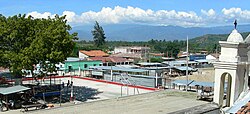 Canillá's central plaza in 2006