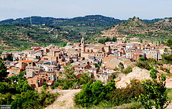 Skyline of Cervià de les Garrigues