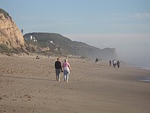 Point Dume viewed from the northwest on Zuma Beach. Point Dume from Zuma Beach.JPG