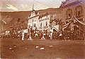 Pole vaulters on Front Street celebrating Victoria Day, Dawson, Yukon Territory, May 24, 1900 (MEED 113).jpg