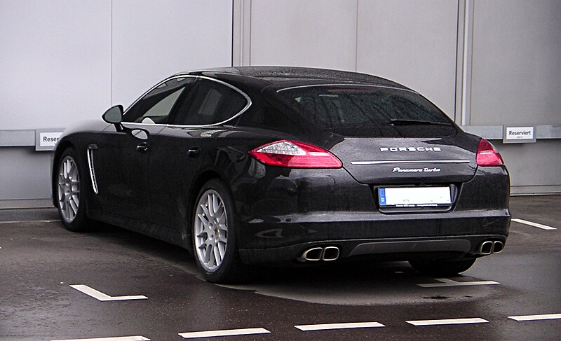 File:Porsche Panamera Turbo Rear.jpg