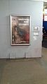 Čeština: Plakát ibisů skalních na stanici metra Nádraží Holešovice.