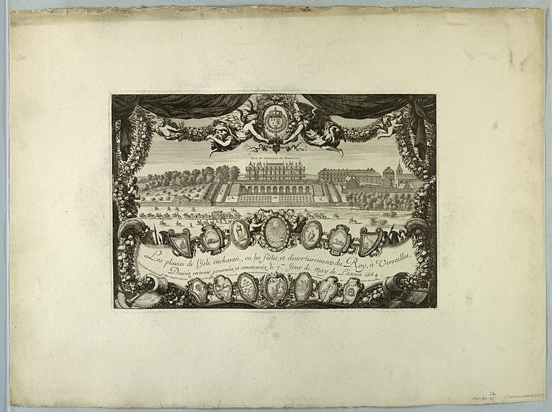 File:Print, Versailles, Gardens, The Pleasures of the Enchanted Isle., 1664 (CH 18333887).jpg