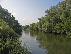 Řeka u města Obninsk