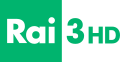 Logo de Rai 3 HD depuis le 12 septembre 2016