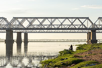 Railway bridges and Kanakadurga Varadhi