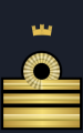 Rank insignia of Comandante superiore of the Italian merchant Navy.svg