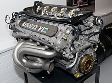 Fotografie motoru Renault V10