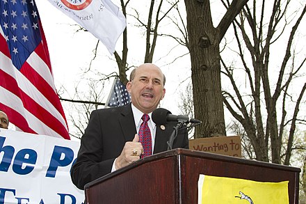 Gohmert speaking at a rally in 2011
