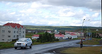 The main street