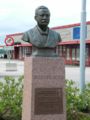 Denkmal für Richard With, den Begründer der Hurtigruten