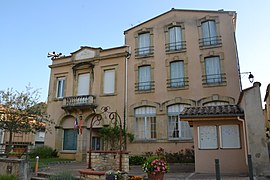 The town hall in Rivel